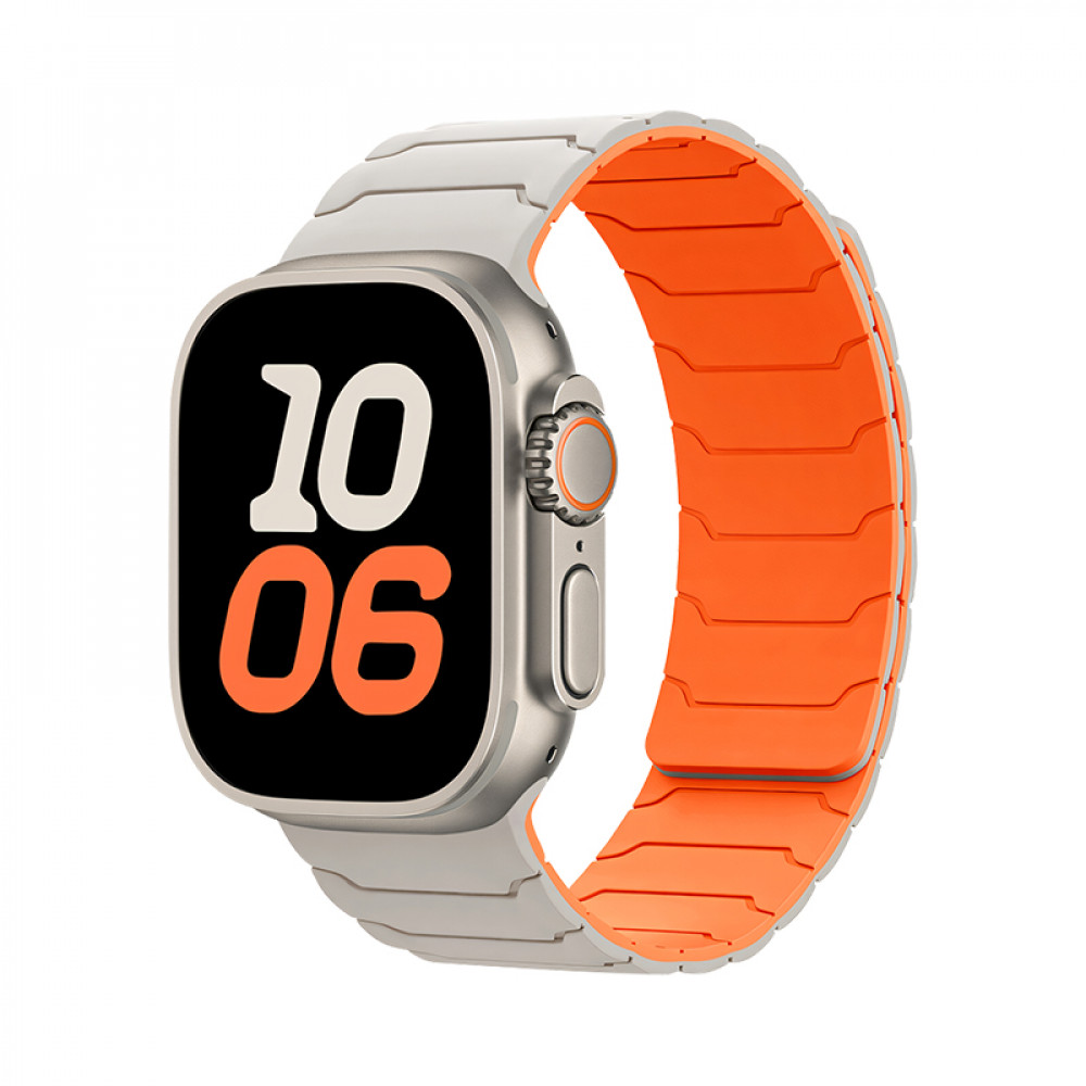 Ремінець Hoco WA39 Apple Watch 38 mm 40 mm 41 mm — Starlight & Orange Ремінець Hoco WA39 Apple Watch 38 mm 40 mm 41 mm — Starlight & Orange