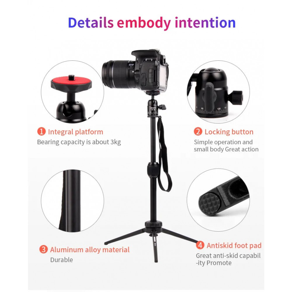 Monopod Tripod (0.39m) — Jmary MT-68 Monopod Tripod (0.39m) — Jmary MT-68