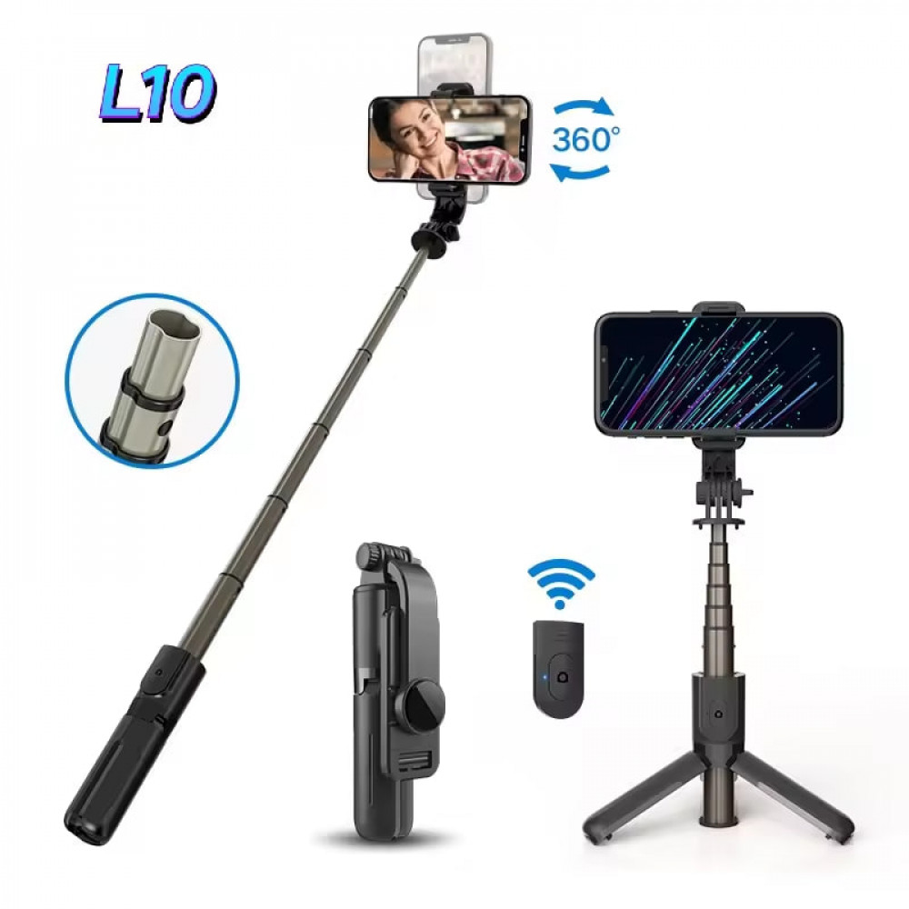 Monopod Tripod | 1.52m | Button Bluetooth | L10 Monopod Tripod | 1.52m | Button Bluetooth | L10