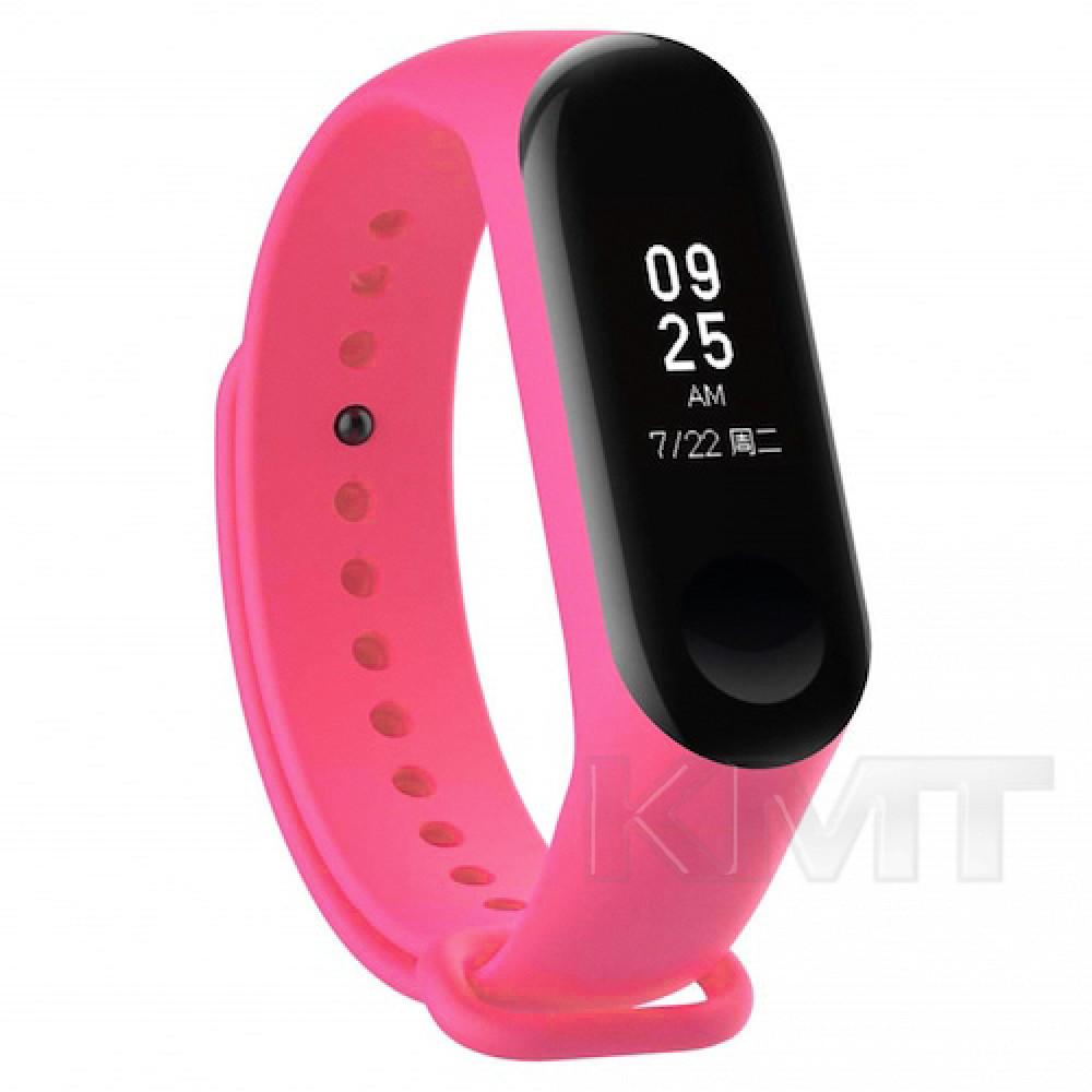 Ремешок Silicone Sport Band Xiaomi Mi Band 5 ; 6 — Hot Pink Ремешок Silicone Sport Band Xiaomi Mi Band 5 ; 6 — Hot Pink