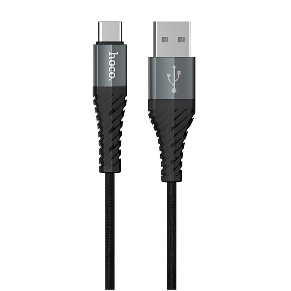 Cable USB C 3.0A (1m) Hoco X38 — Black Cable USB C 3.0A (1m) Hoco X38 — Black