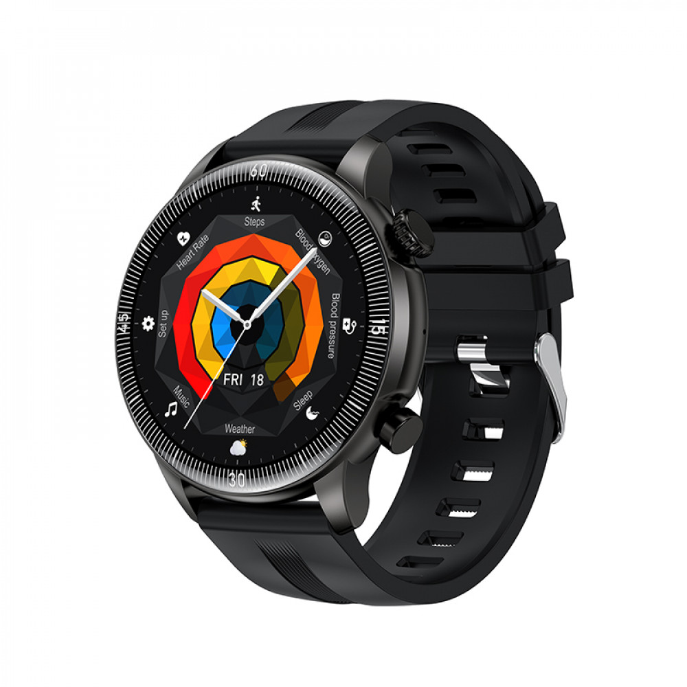 Smart Sports Watch (Call Version) Hoco Y31 — Black Smart Sports Watch (Call Version) Hoco Y31 — Black