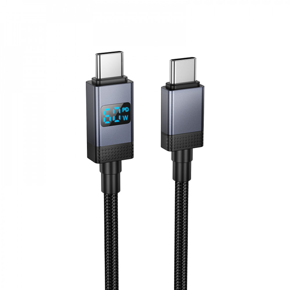 Кабель USB C to C 60W (1m) — Hoco X118 Кабель USB C to C 60W (1m) — Hoco X118