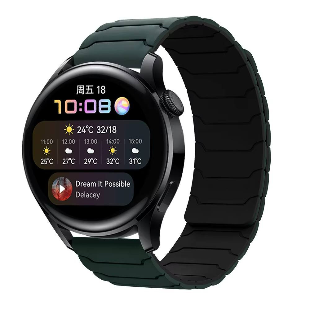 Ремінець Armor Magnetic Band Універсальний 22 mm — Dark green&Black Ремінець Armor Magnetic Band Універсальний 22 mm — Dark green&Black