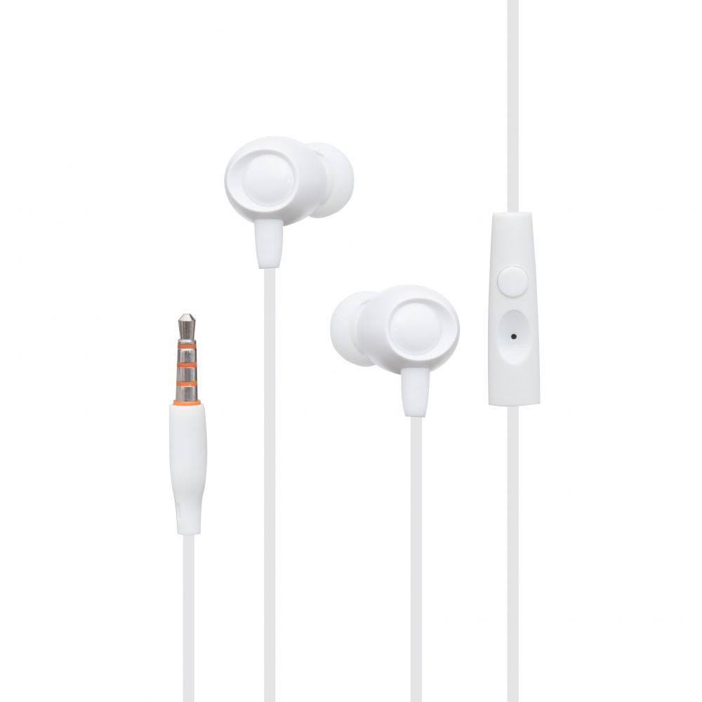 Навушники з мікрофоном 3.5mm Celebrat Fly-1 — White Навушники з мікрофоном 3.5mm Celebrat Fly-1 — White