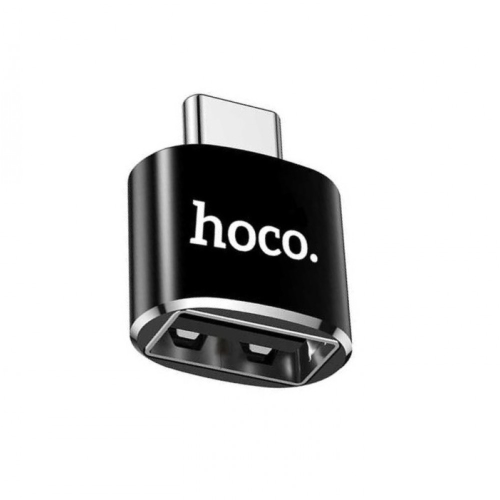 Adapter OTG USB C To USB Hoco UA5 Black Adapter OTG USB C To USB Hoco UA5 Black
