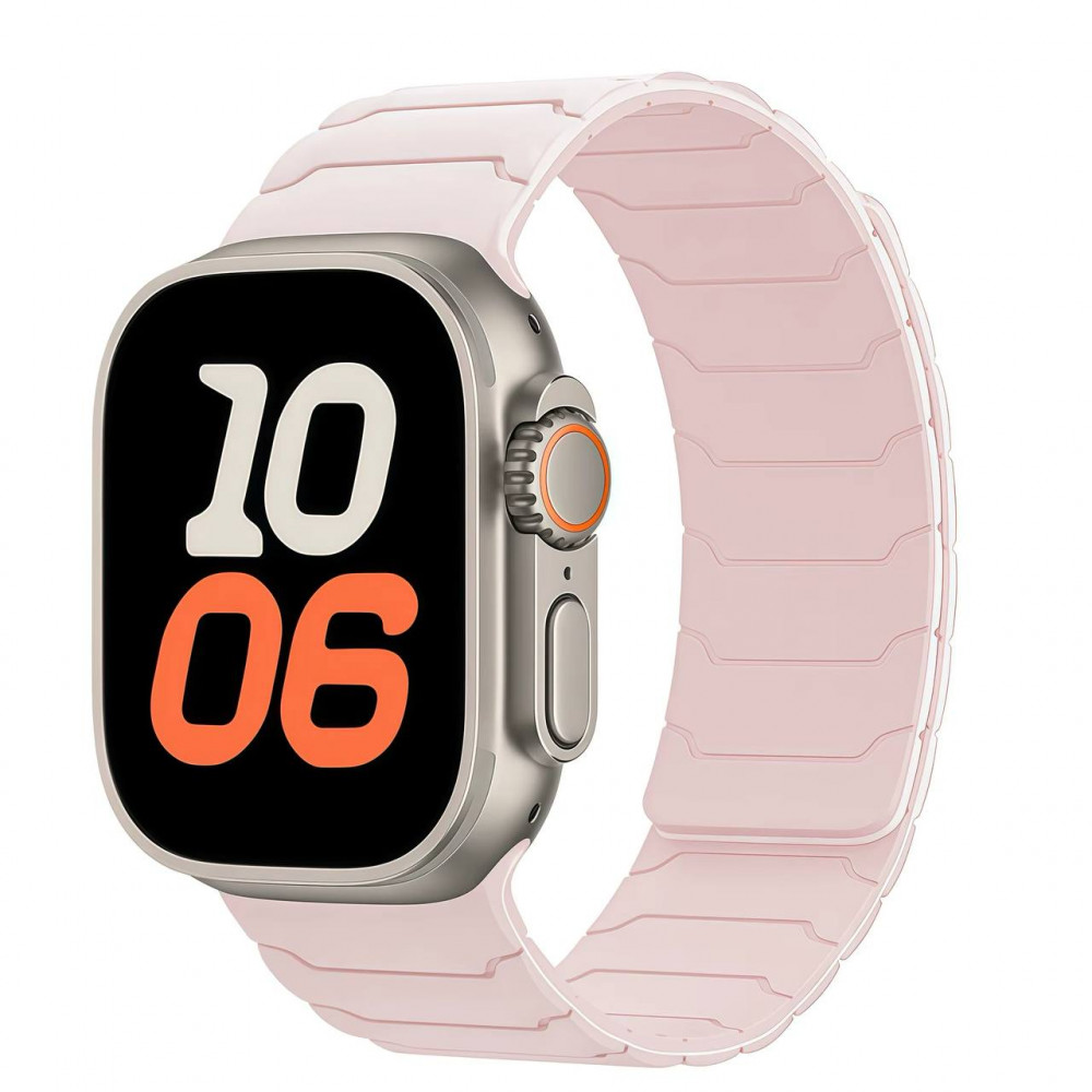 Ремінець Armor Magnetic Bracelet Apple Watch 42 mm 44 mm 45 mm 49 mm — Pink Sand Ремінець Armor Magnetic Bracelet Apple Watch 42 mm 44 mm 45 mm 49 mm — Pink Sand