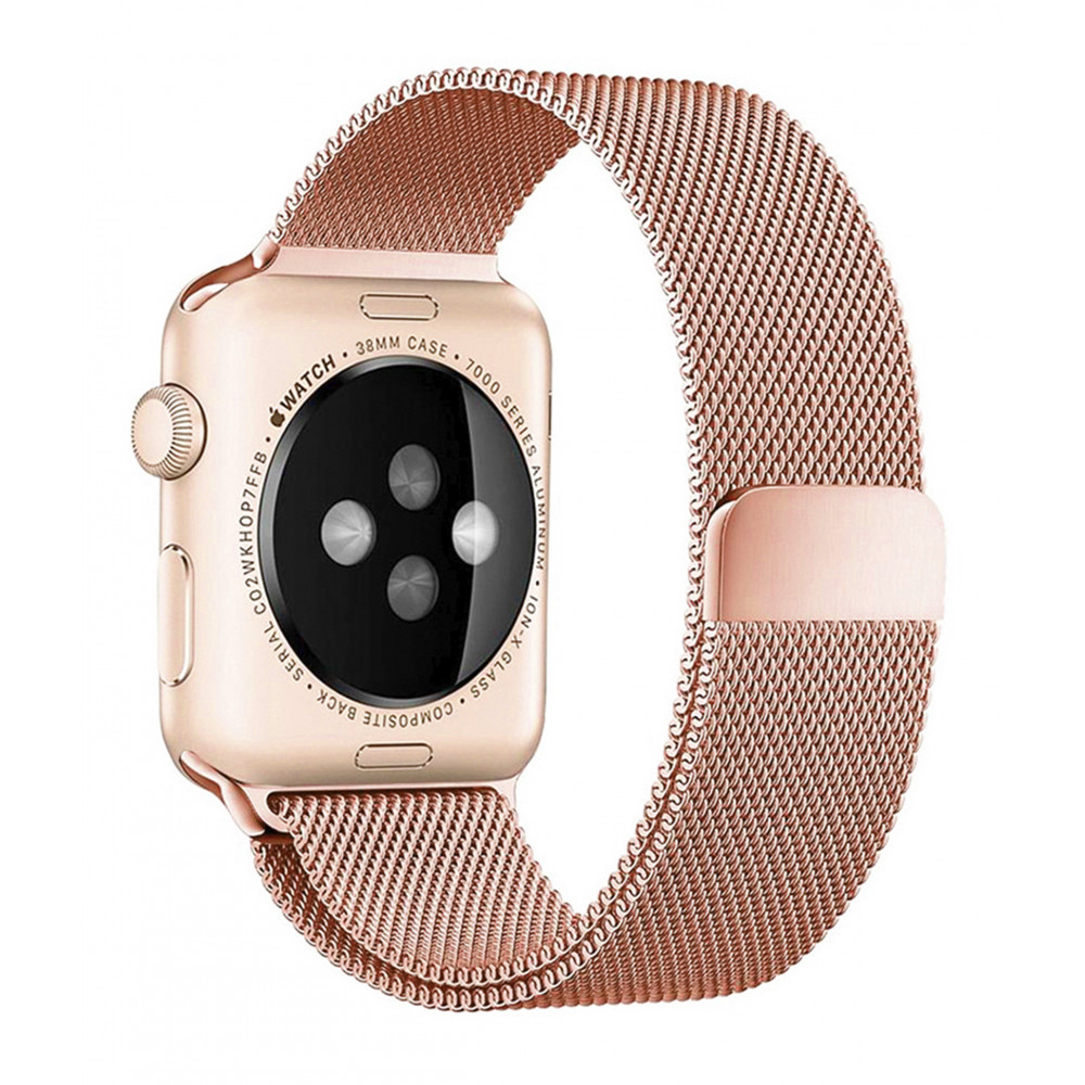 Ремінець Milanese Loop Apple Watch 38 mm 40 mm 41 mm Rose Gold Ремінець Milanese Loop Apple Watch 38 mm 40 mm 41 mm Rose Gold