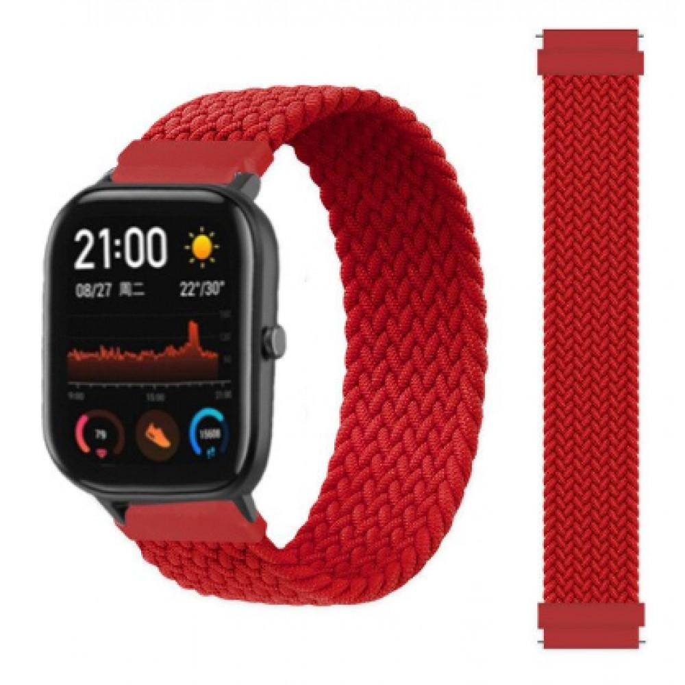 Ремінець Nylon Solo Loop (Long 135 mm) — Універсальний 22 mm — Red Ремінець Nylon Solo Loop (Long 135 mm) — Універсальний 22 mm — Red