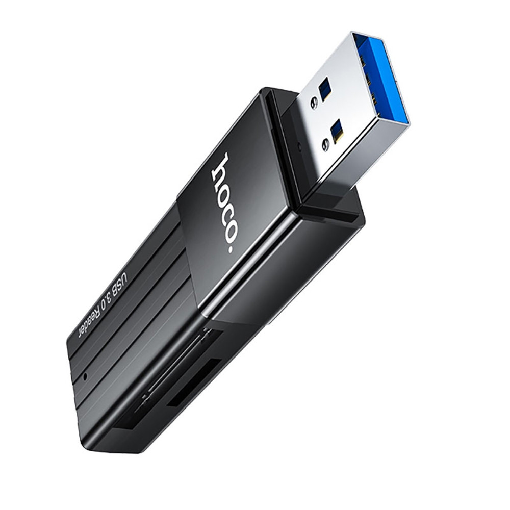 Card Reader Hoco HB20 (USB3.0) — Black Card Reader Hoco HB20 (USB3.0) — Black