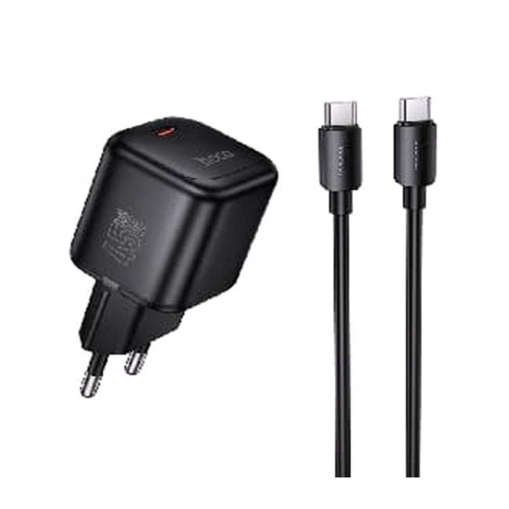 Зарядний пристрій Hoco N84, 45 Вт, PD, кабель USB-C – USB-C (1 м) Зарядний пристрій Hoco N84, 45 Вт, PD, кабель USB-C – USB-C (1 м)
