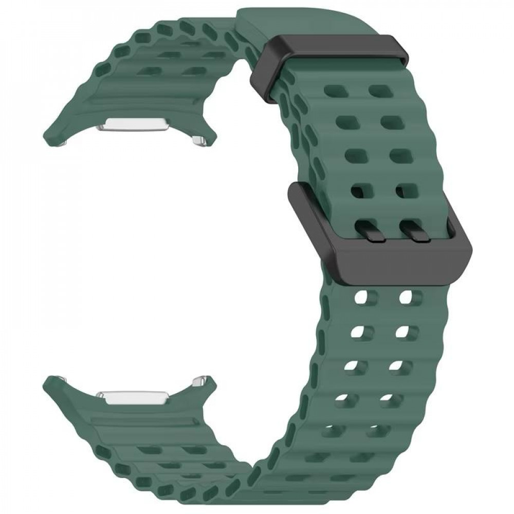Ремінець Ocean band, Samsung Galaxy Watch Ultra 7/8 — Dark Green Ремінець Ocean band, Samsung Galaxy Watch Ultra 7/8 — Dark Green