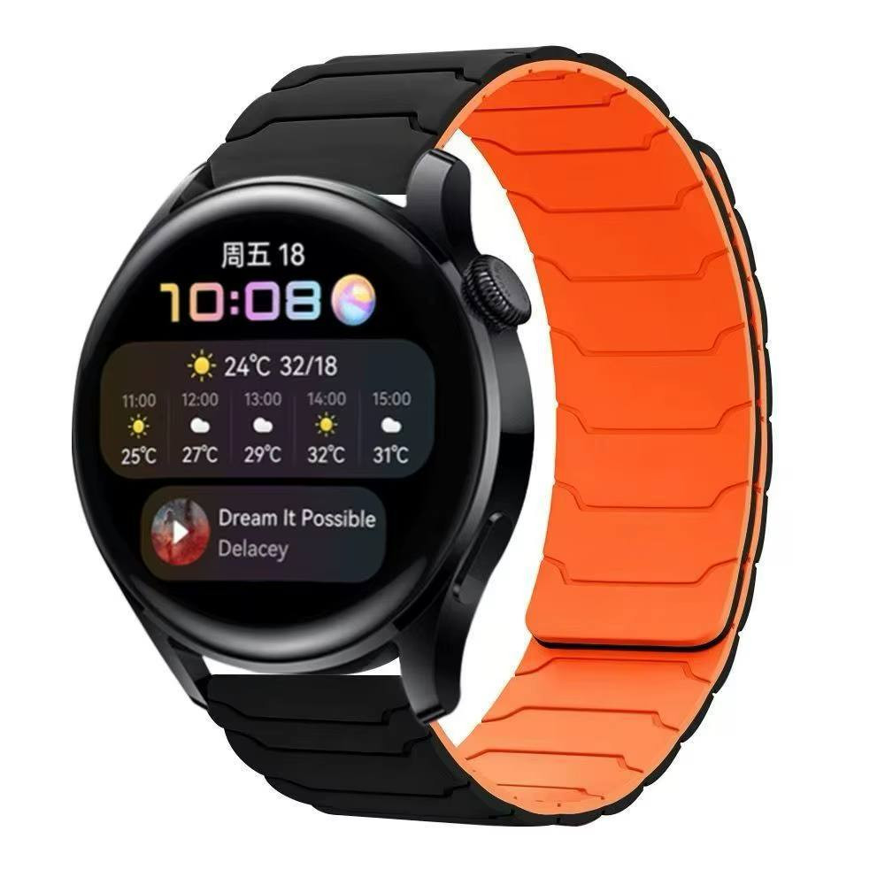 Ремінець Armor Magnetic Band Універсальний 22 mm — Black&Orange Ремінець Armor Magnetic Band Універсальний 22 mm — Black&Orange