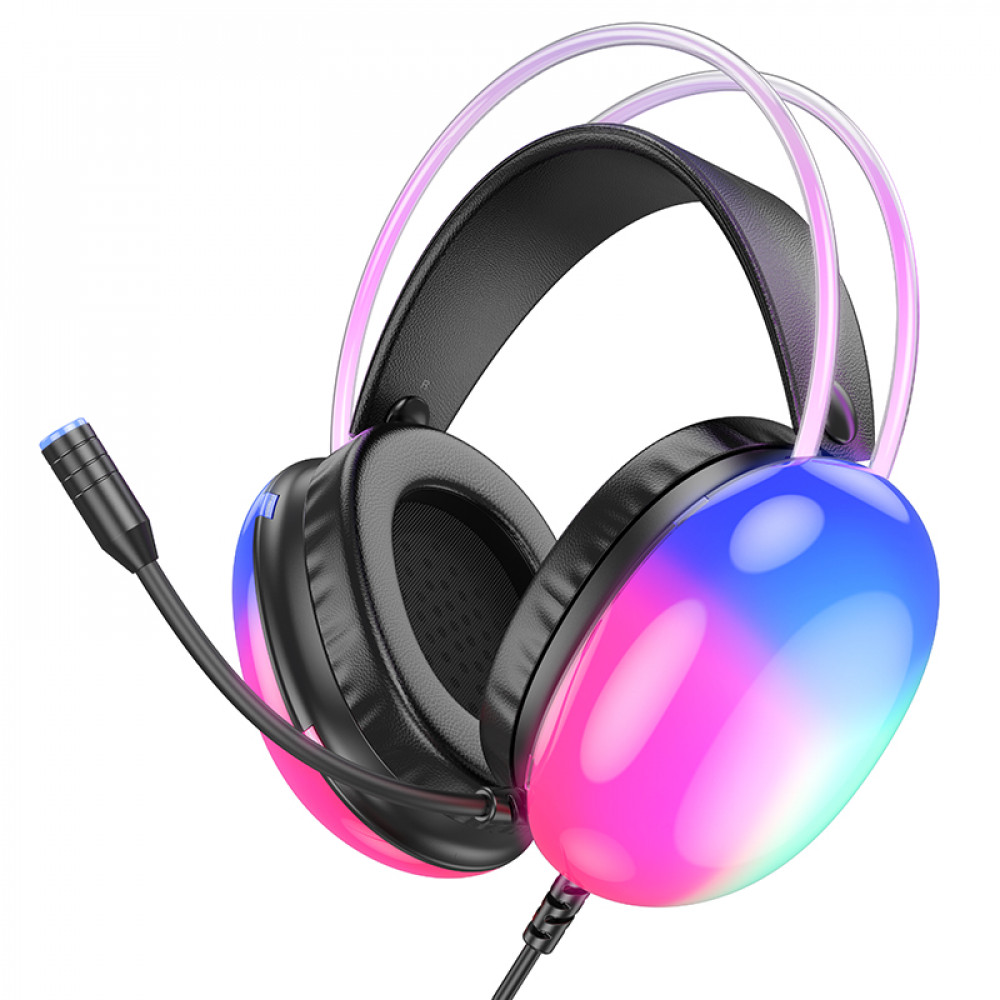 Gaming Headset — Hoco W109 Plus — Black Gaming Headset — Hoco W109 Plus — Black