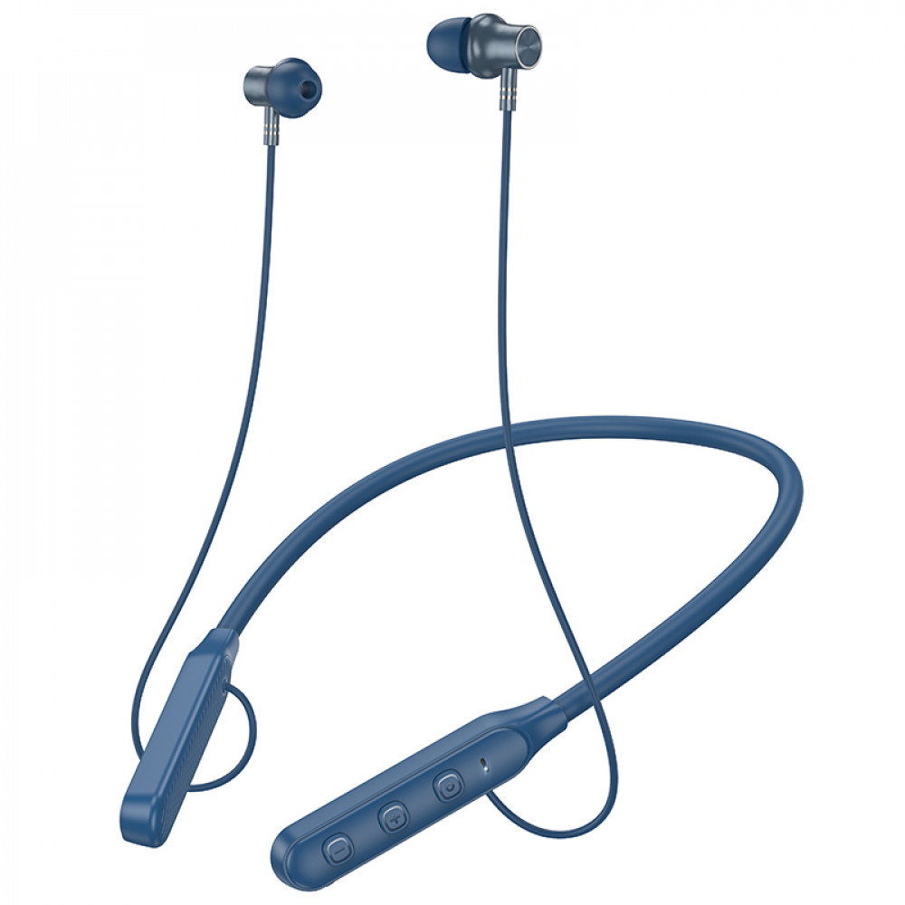 Bluetooth Earphones Hoco ES74 — Blue Bluetooth Earphones Hoco ES74 — Blue