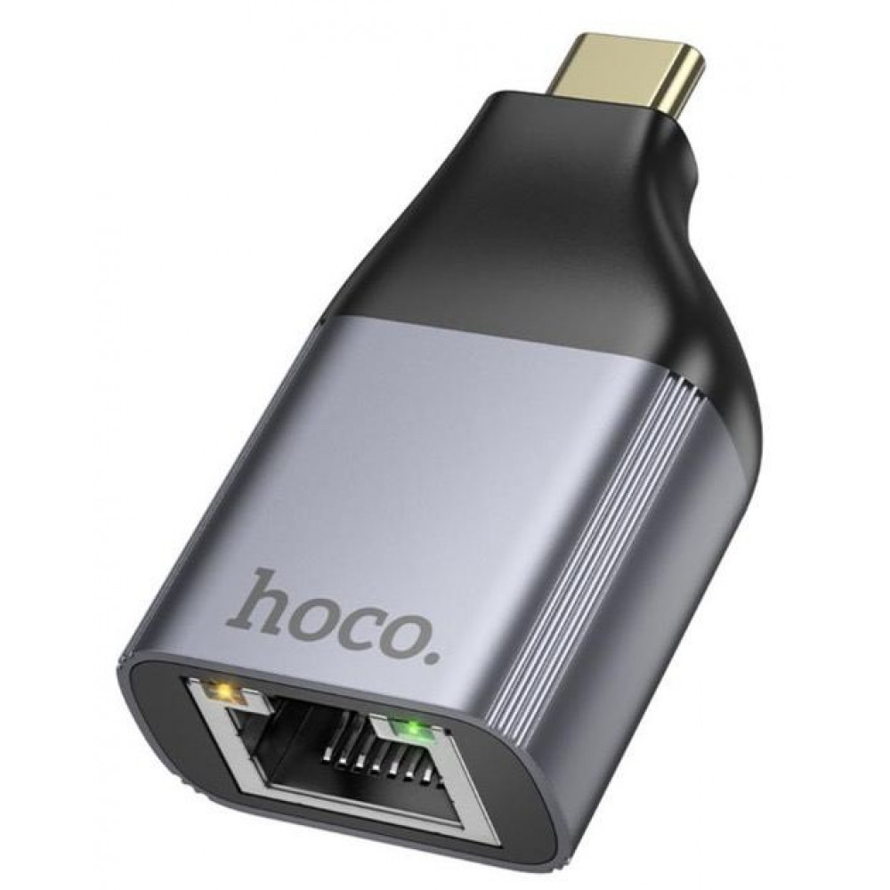 Адаптер USB-C — RJ45 — Hoco UA35 Адаптер USB-C — RJ45 — Hoco UA35