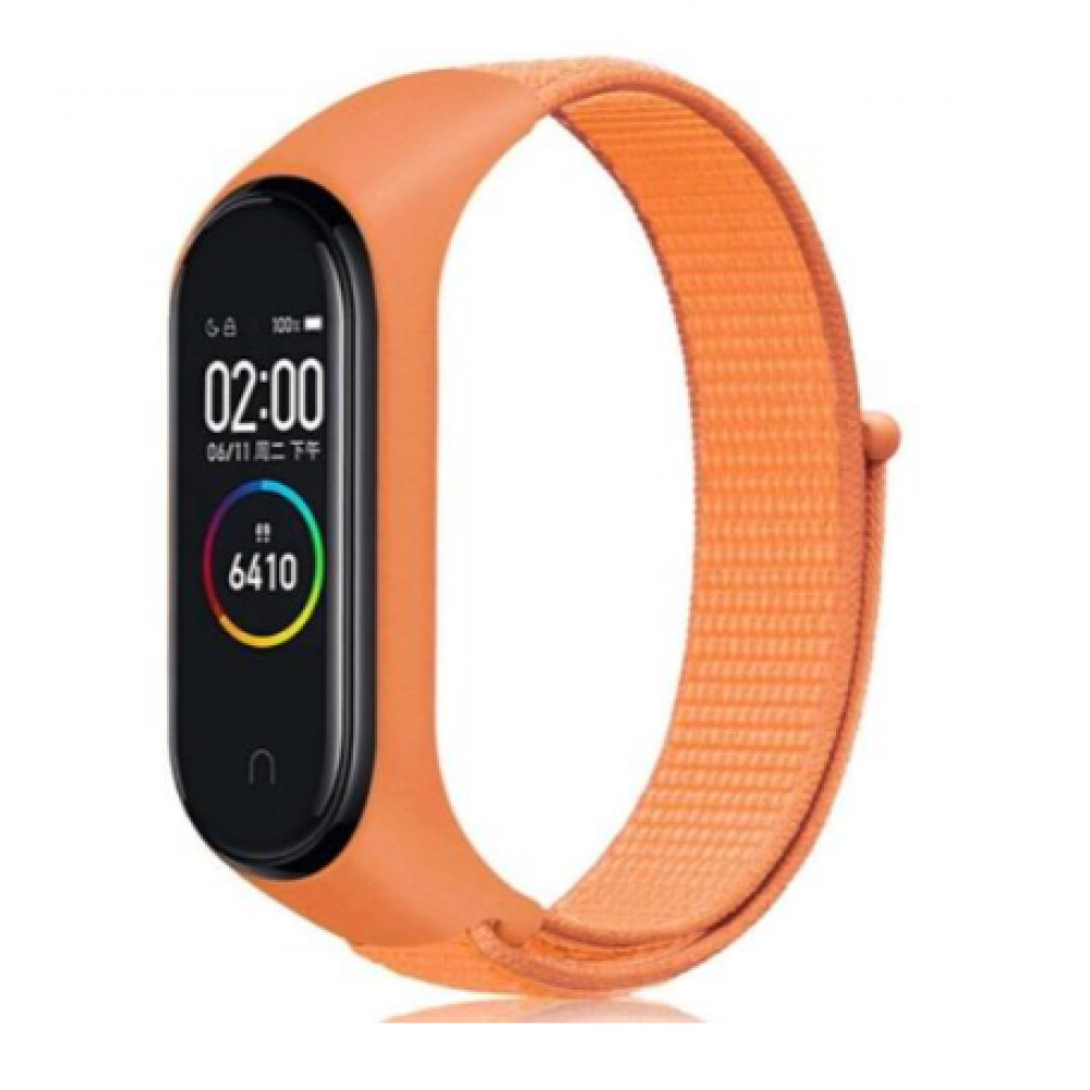 Ремінець Nylon — Xiaomi Mi Band 5 | 6 | 7 — Orange Ремінець Nylon — Xiaomi Mi Band 5 | 6 | 7 — Orange