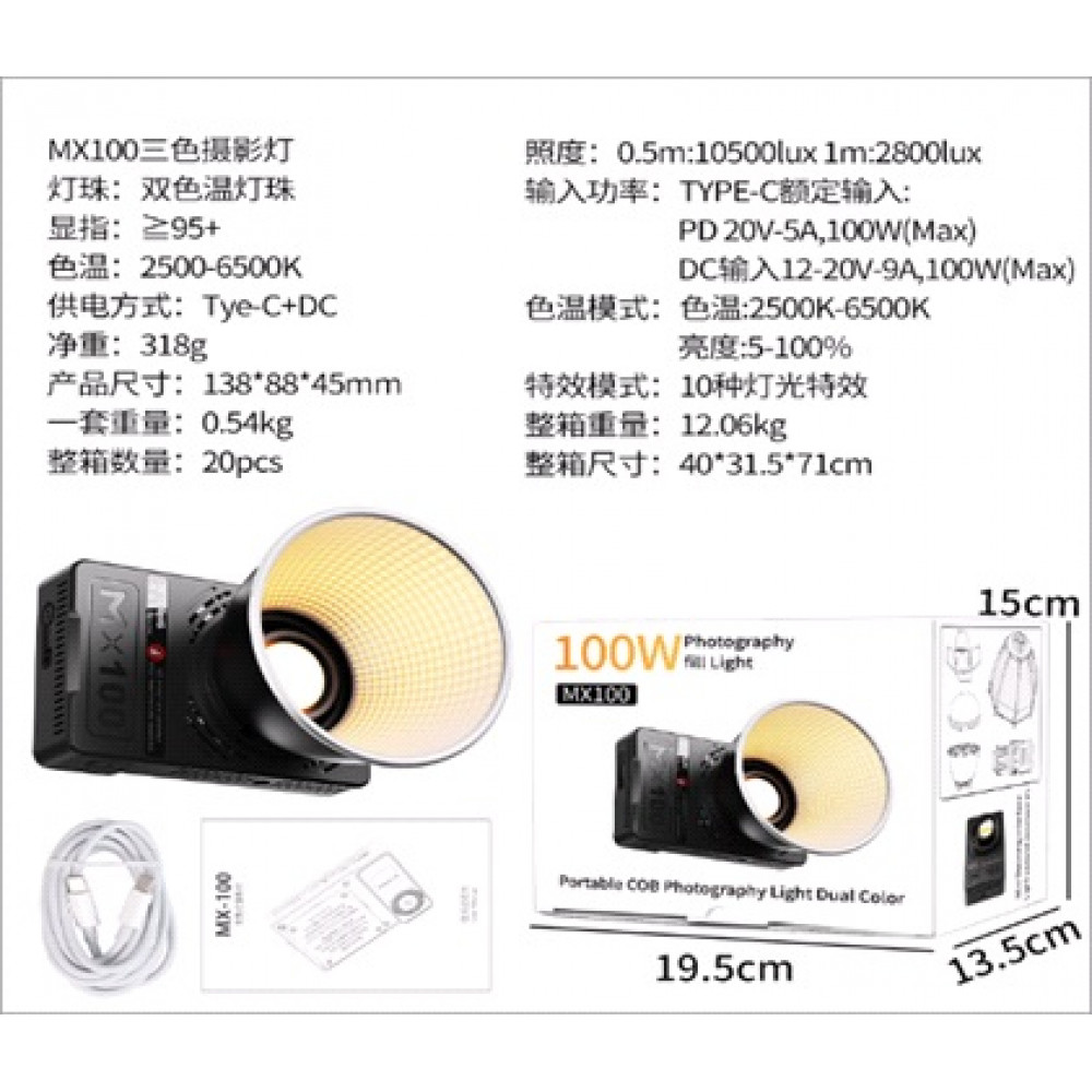 Светодиодный прожектор LED MX100 Светодиодный прожектор LED MX100