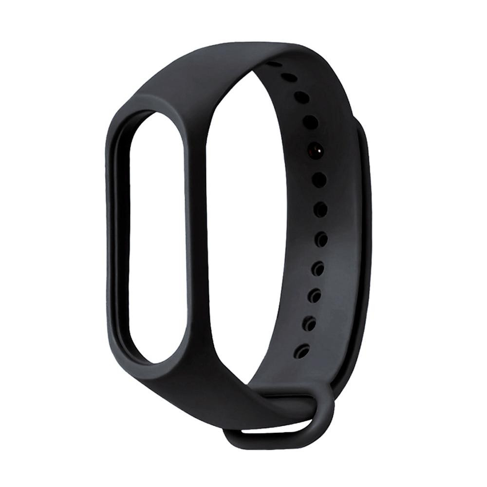 Ремінець Silicone Sport Band Xiaomi Mi Band 5 6 7 — Black Ремінець Silicone Sport Band Xiaomi Mi Band 5 6 7 — Black