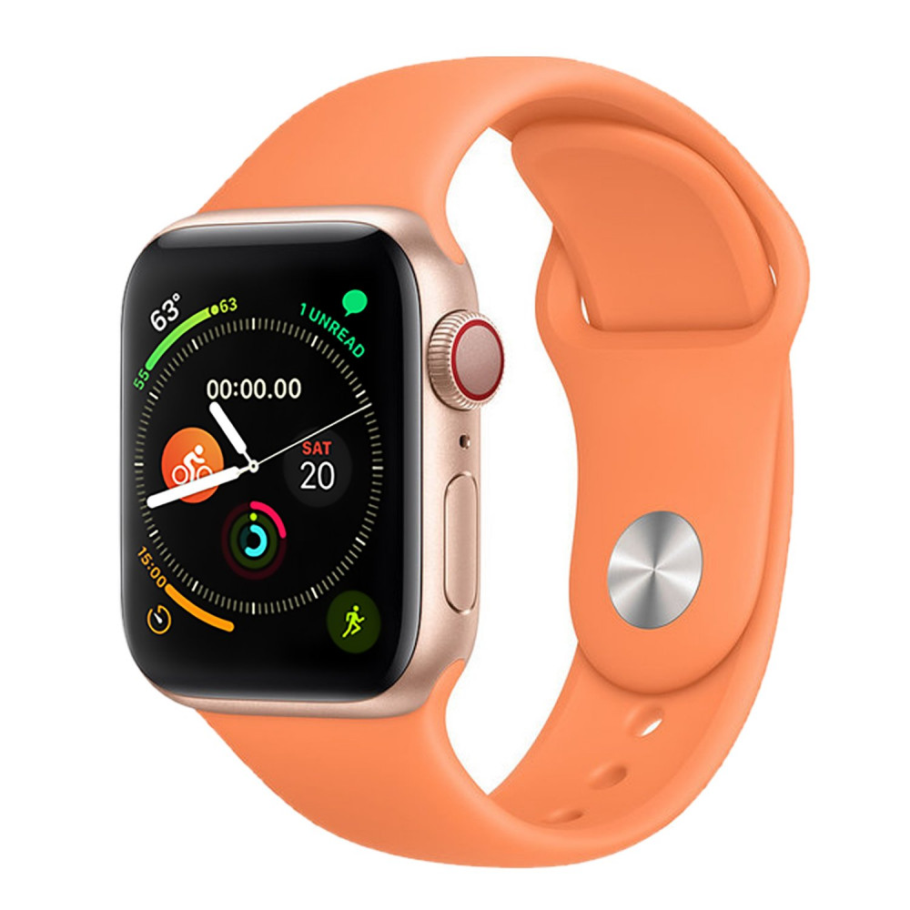 Ремінець Sport Band Apple Watch 42 mm 44 mm 45 mm 49 mm — Papaya (56) Ремінець Sport Band Apple Watch 42 mm 44 mm 45 mm 49 mm — Papaya (56)