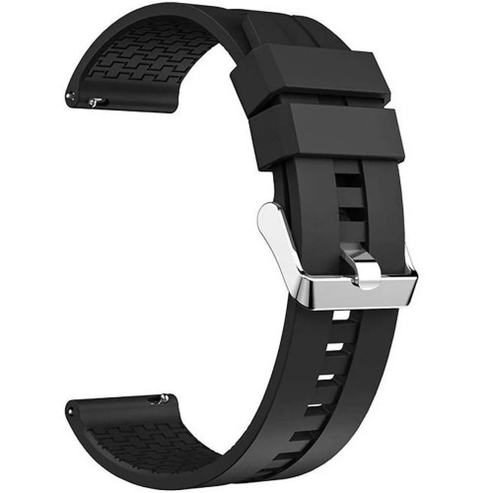 Ремінець Silicone Original — Універсальний 22 mm — Black Ремінець Silicone Original — Універсальний 22 mm — Black