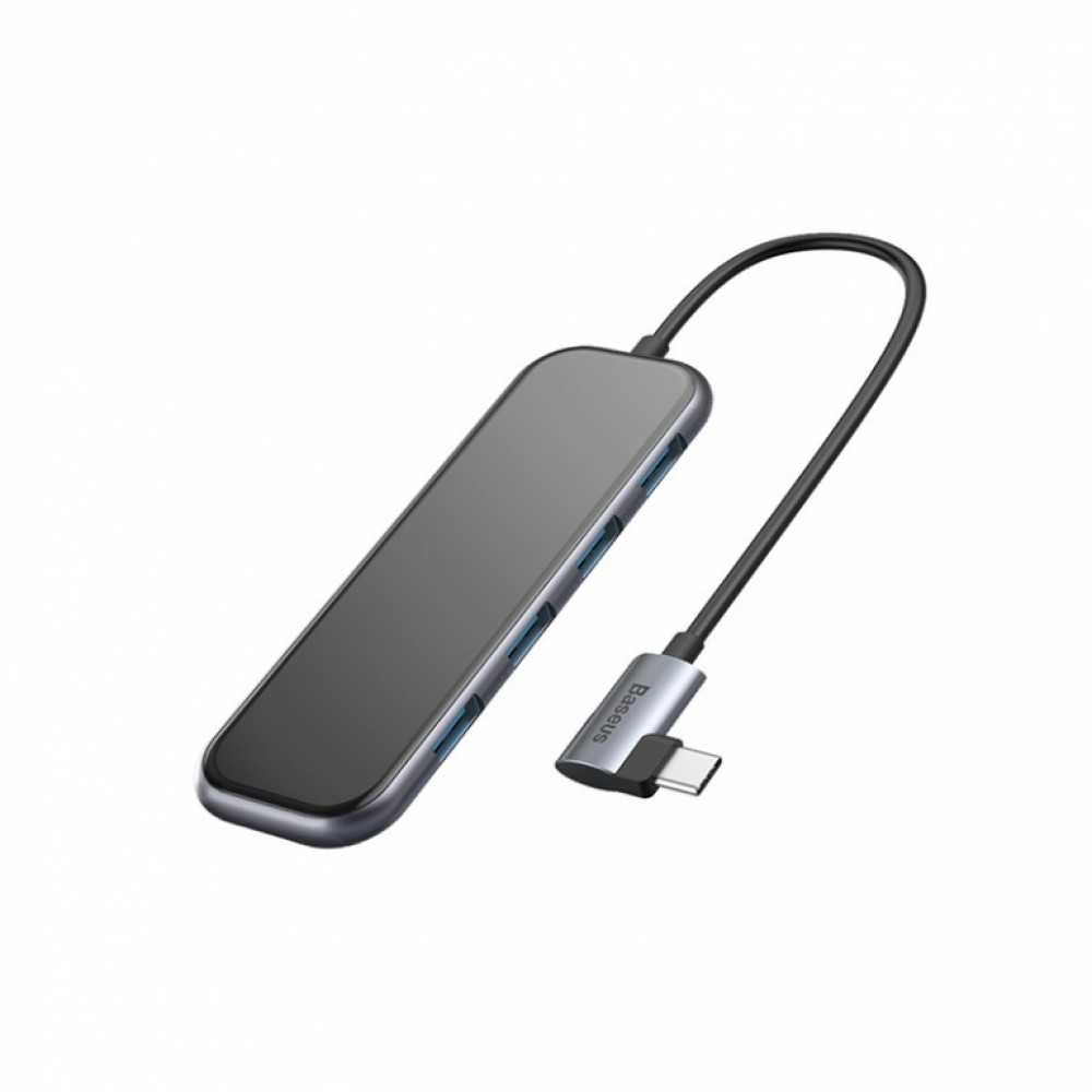 USB-хаб Baseus CAHUB-EZ0G, USB-C → 4 × USB 3.0 + PD — CAHUB-EZ0G Gray USB-хаб Baseus CAHUB-EZ0G, USB-C → 4 × USB 3.0 + PD — CAHUB-EZ0G Gray