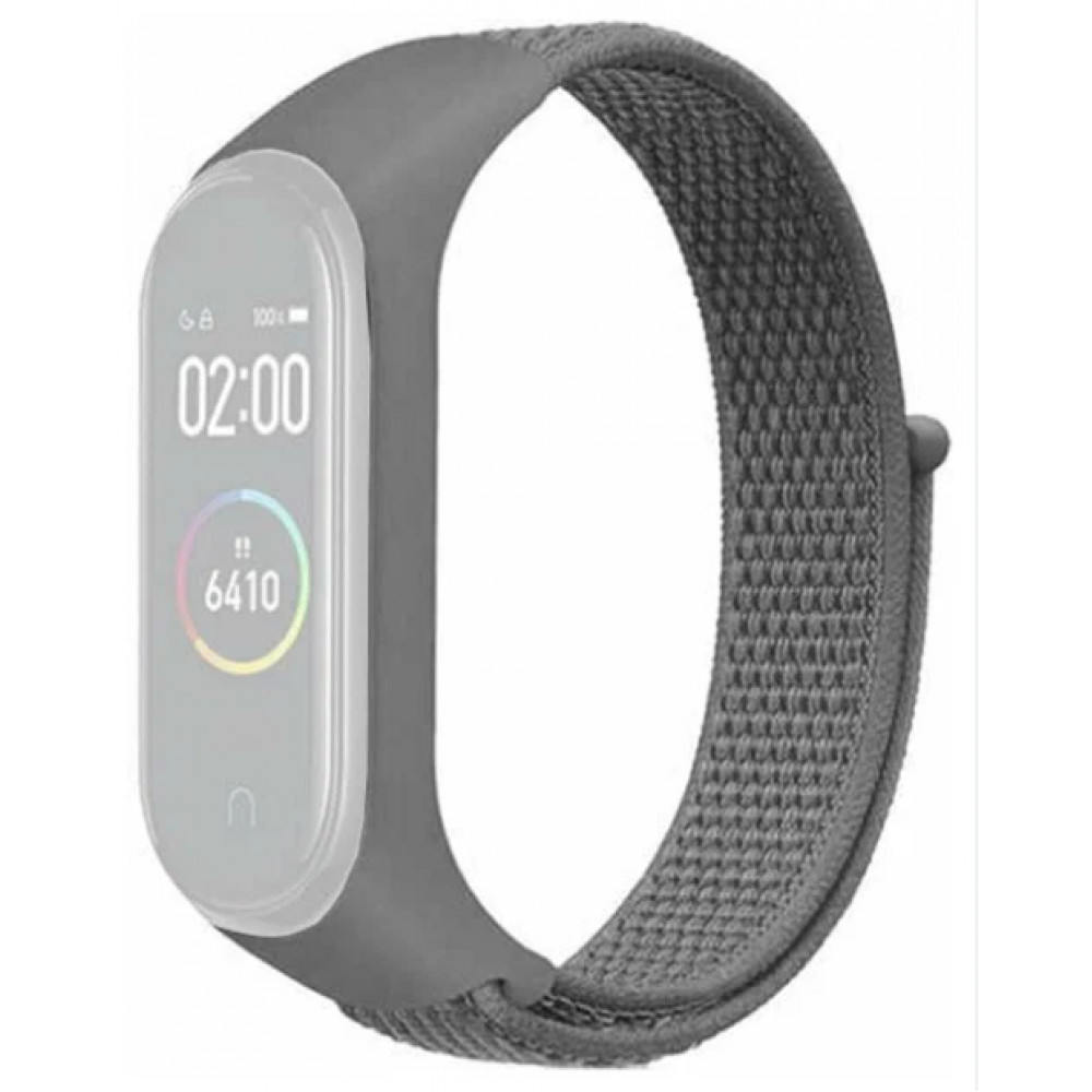 Ремінець Nylon Xiaomi Mi Band 5 6 7 — Grey Ремінець Nylon Xiaomi Mi Band 5 6 7 — Grey