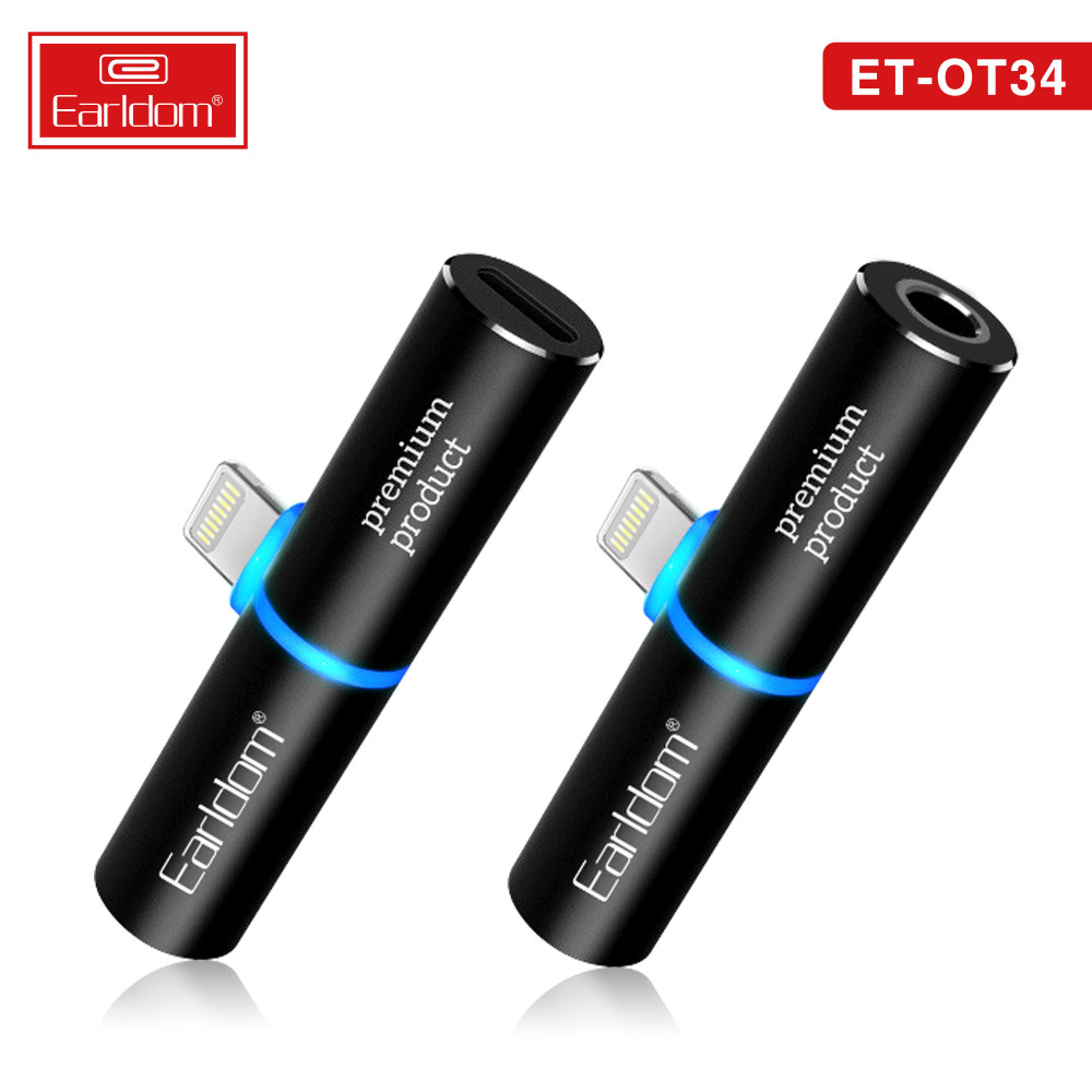 Adapter Lightning To 3.5mm — Earldom ET-OT34 Adapter Lightning To 3.5mm — Earldom ET-OT34