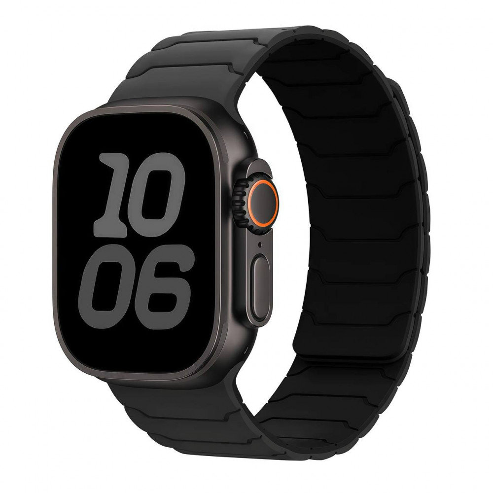 Ремінець Armor Magnetic Band — Apple Watch 38 mm | 40 mm | 41 mm — Carbon black&Black Ремінець Armor Magnetic Band — Apple Watch 38 mm | 40 mm | 41 mm — Carbon black&Black