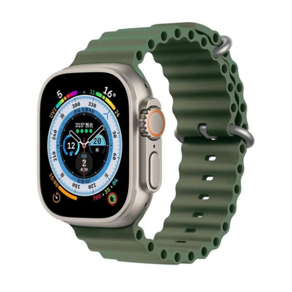 Ремінець Ocean Band Design Apple Watch 38 mm 40 mm 41 mm — Green Ремінець Ocean Band Design Apple Watch 38 mm 40 mm 41 mm — Green