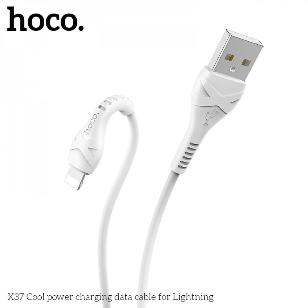 Кабель Lightning 3A (1m) — Hoco X37 — White Кабель Lightning 3A (1m) — Hoco X37 — White