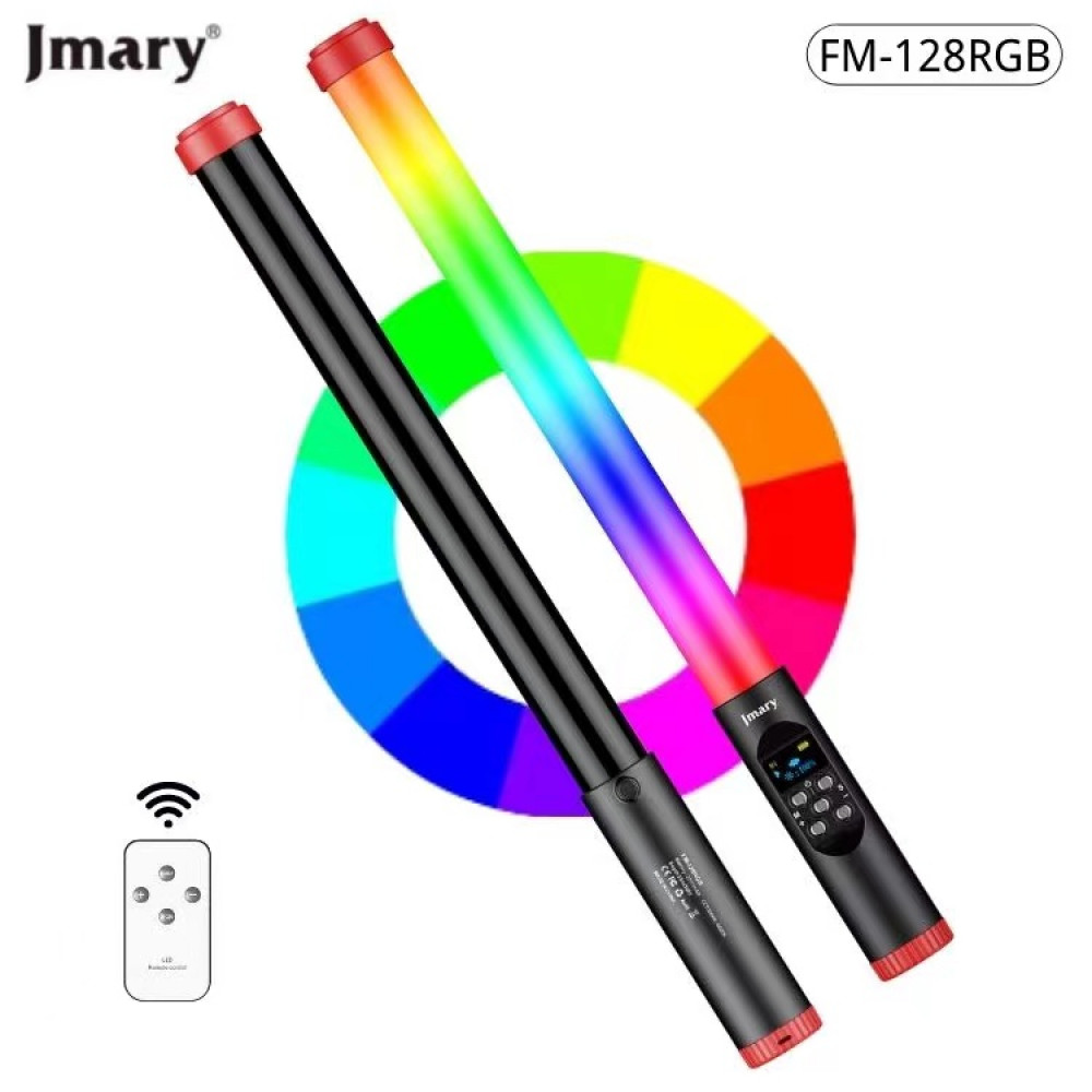 Лампа LED видео Handheld Fill Light Stick Jmary FM-128RGB Лампа LED видео Handheld Fill Light Stick Jmary FM-128RGB
