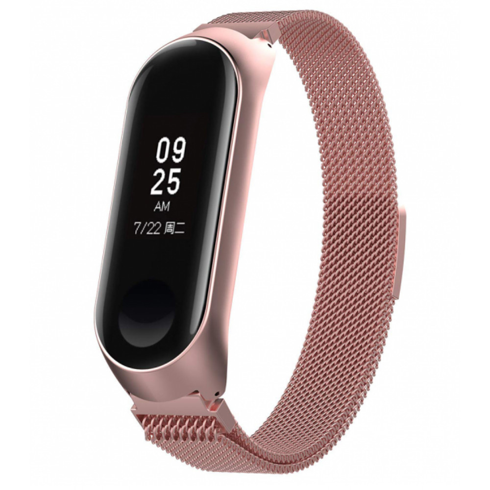 Ремінець Milanese Loop — Xiaomi Mi Band 5 | 6 — Pink Ремінець Milanese Loop — Xiaomi Mi Band 5 | 6 — Pink