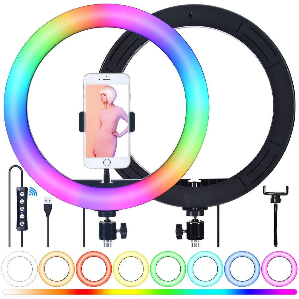 Лампа Кольцевая RGB LED (33 cm) MJ-33 Лампа Кольцевая RGB LED (33 cm) MJ-33