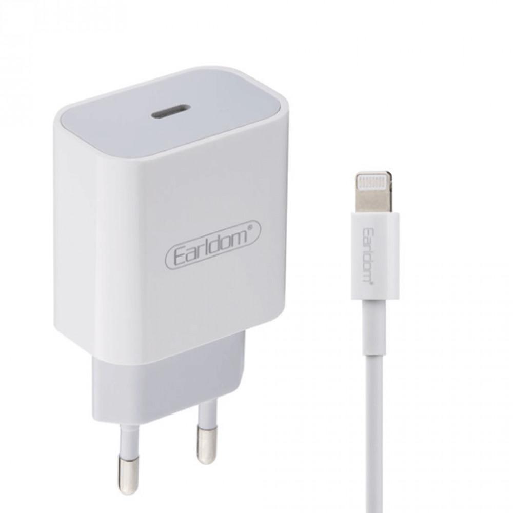 Home Charger 20W 1C Lightning Cable (1m) Earldom ES-EU3 PD(C-I) Home Charger 20W 1C Lightning Cable (1m) Earldom ES-EU3 PD(C-I)