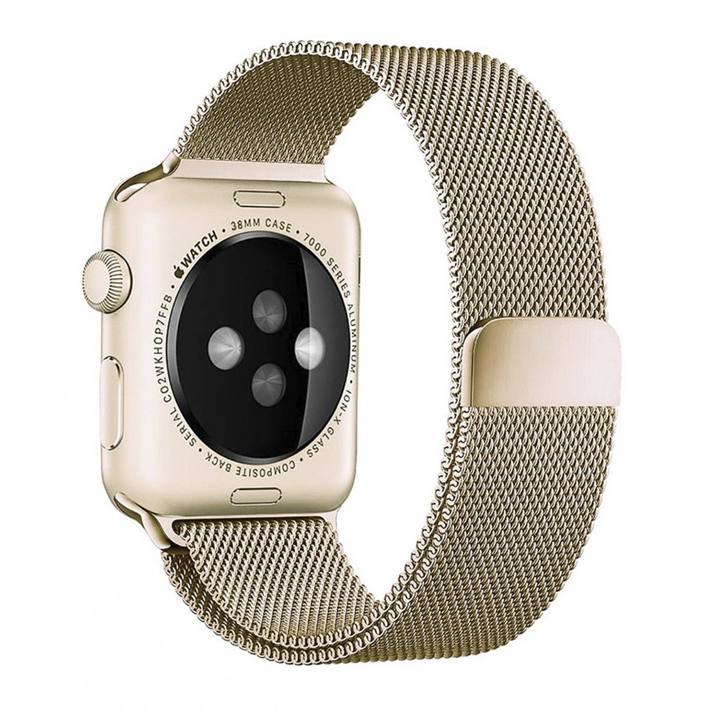Ремінець Milanese Loop Apple Watch 38 mm 40 mm 41 mm Gold Ремінець Milanese Loop Apple Watch 38 mm 40 mm 41 mm Gold