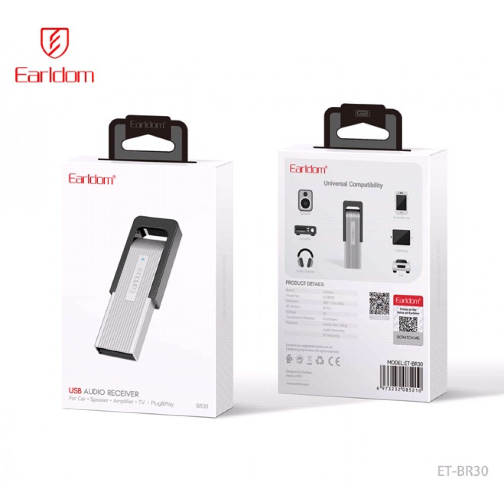 Bluetooth Audio Receiver Earldom ET-BR30 Bluetooth Audio Receiver Earldom ET-BR30