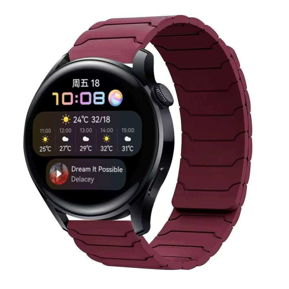 Ремінець Armor Magnetic Band Універсальний 22 mm — Wine red Ремінець Armor Magnetic Band Універсальний 22 mm — Wine red