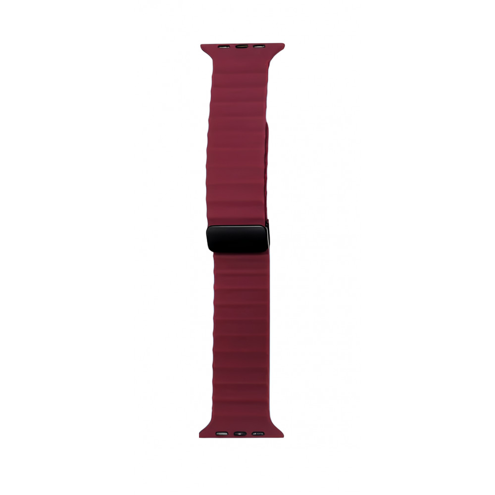 Ремінець Magic Lock Ocean Design — Apple Watch 42 mm | 44 mm | 45 mm | 49 mm — Marsala Ремінець Magic Lock Ocean Design — Apple Watch 42 mm | 44 mm | 45 mm | 49 mm — Marsala
