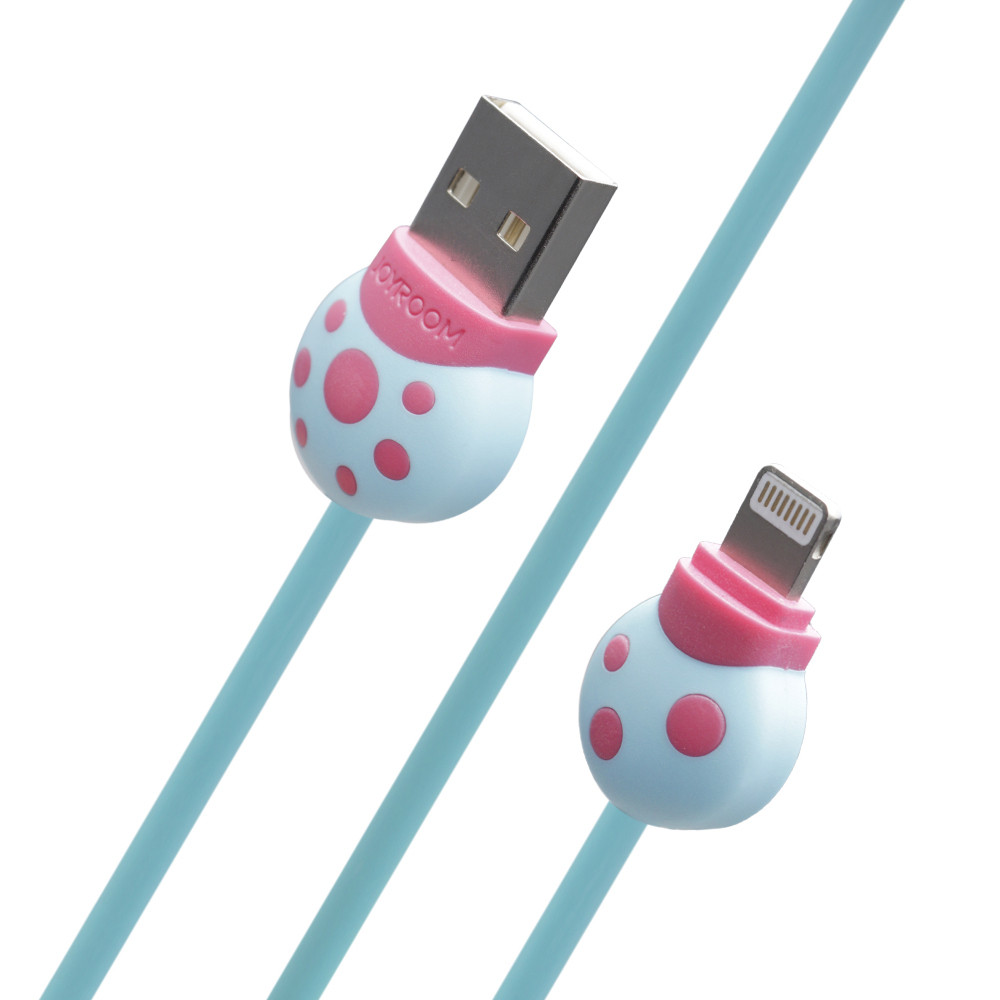 Кабель Lightning 2.4A (1.2m) Joyroom S-L124 — Blue Кабель Lightning 2.4A (1.2m) Joyroom S-L124 — Blue