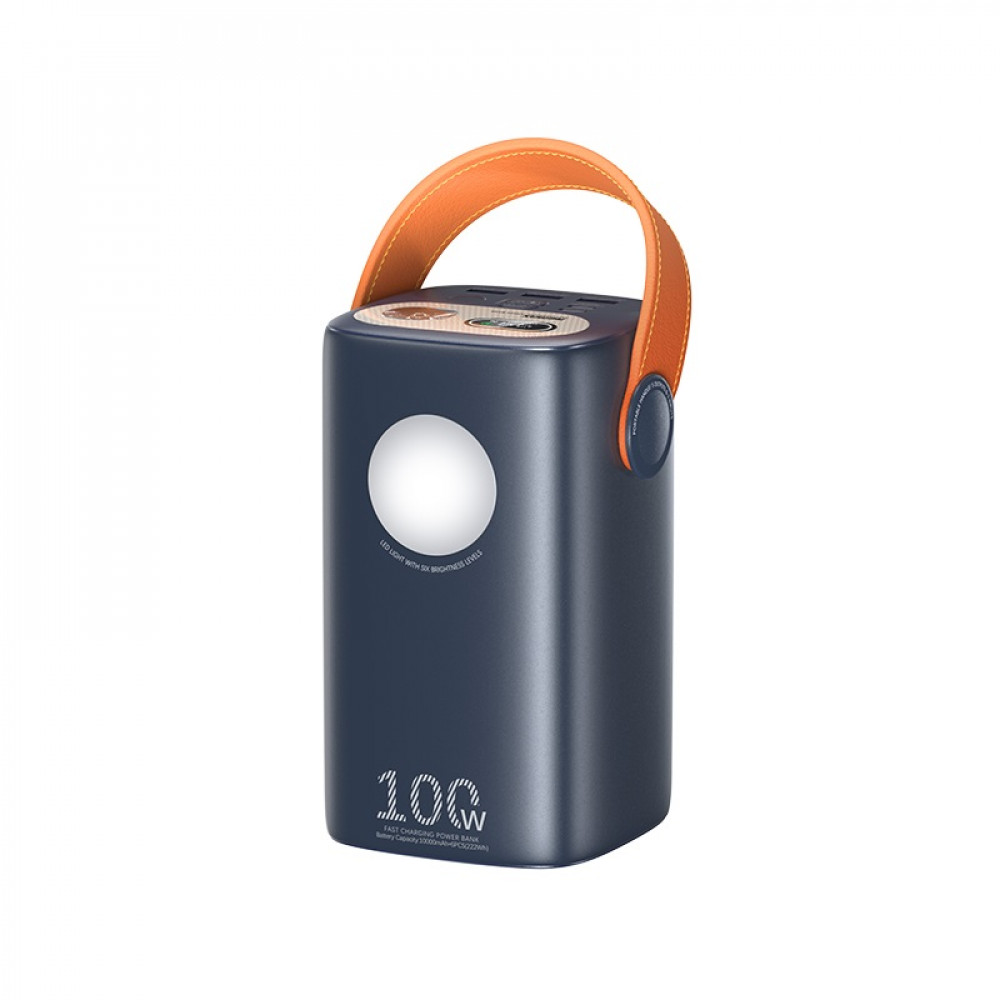 Power Bank 60000 mAh 100W+22.5W— Remax RPP-100 with light Fast charging — Blue Power Bank 60000 mAh 100W+22.5W— Remax RPP-100 with light Fast charging — Blue