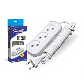 SV-008-5. Удлинитель SVITTEX 3 гнезда (5 м) SV-008-5. Удлинитель SVITTEX 3 гнезда (5 м)