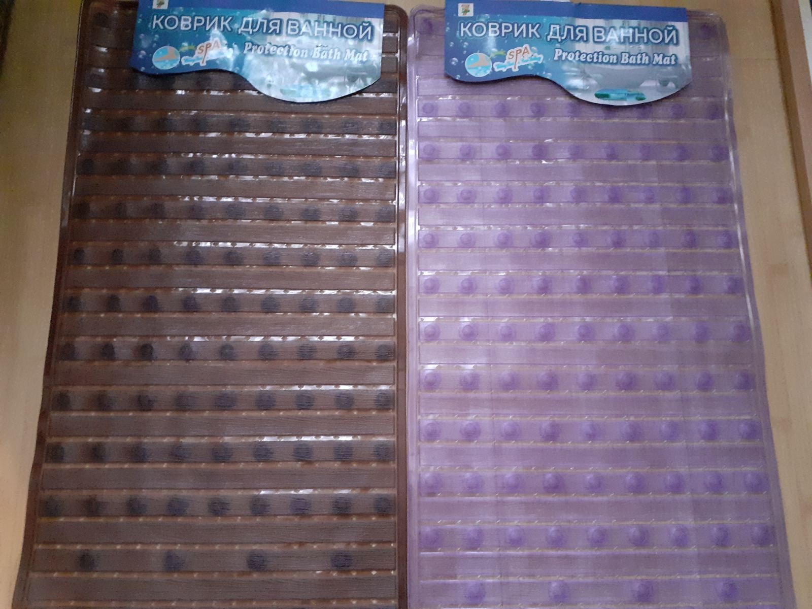 Противоскользящий коврик в ванную на присосках Противоскользящий коврик в ванную на присосках