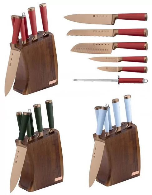 Набор ножей Edenberg EB - 11029 - 7 Предметов С Подставкой Набор ножей Edenberg EB - 11029 - 7 Предметов С Подставкой