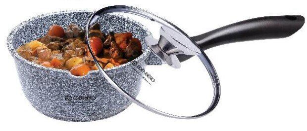 Ковш с крышкой гранит 16 см Edenberg EB-8043 - 1.3л Ковш с крышкой гранит 16 см Edenberg EB-8043 - 1.3л