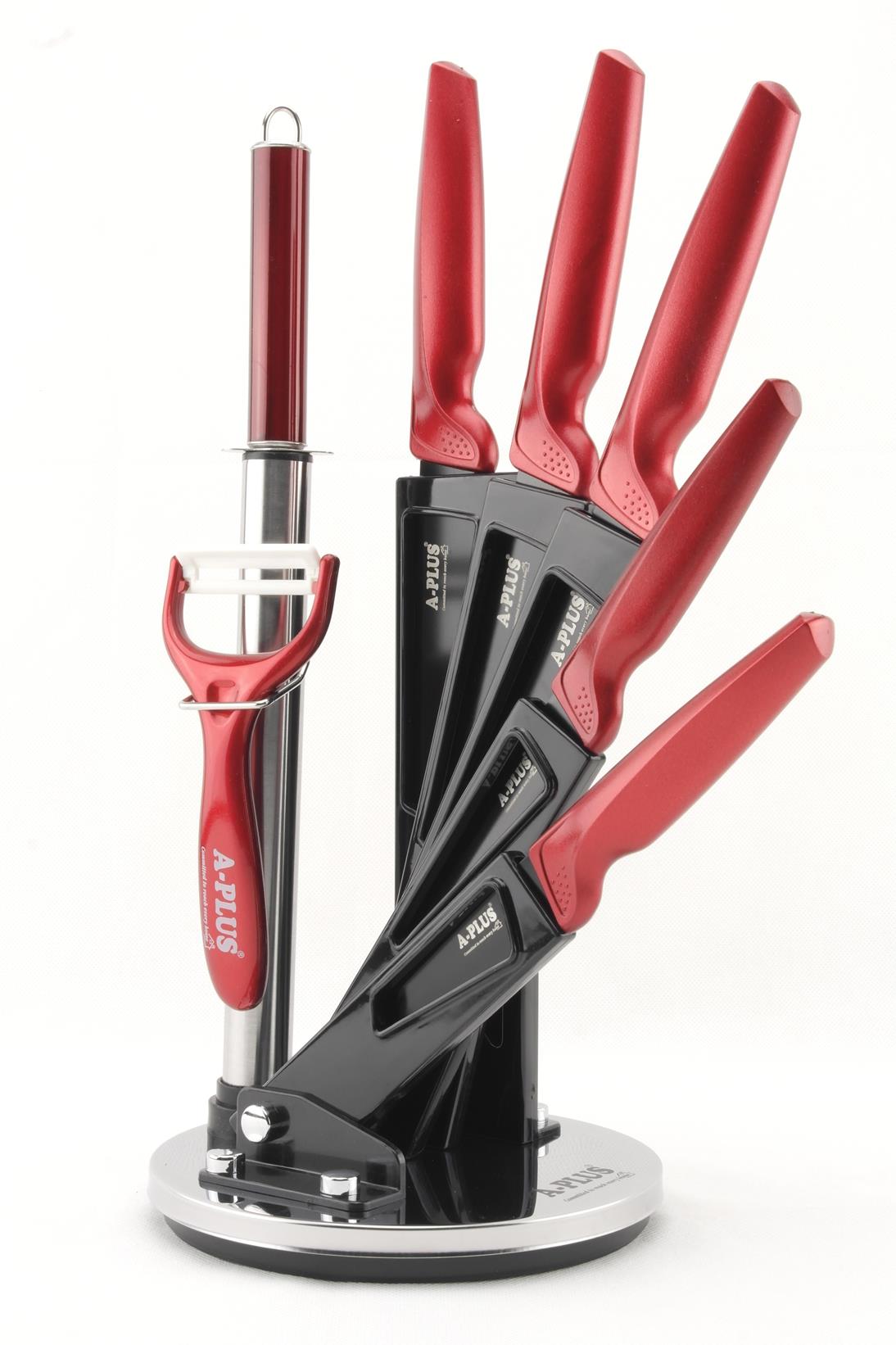 Набор Ножей (8 Предметов) NEW A-PLUS 1001 Набор Ножей (8 Предметов) NEW A-PLUS 1001