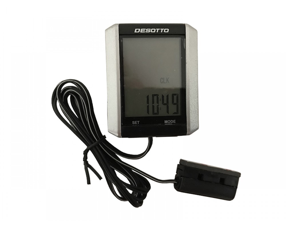 Велокомпьютер проводной Desotto JY-4012E-L Велокомпьютер проводной Desotto JY-4012E-L