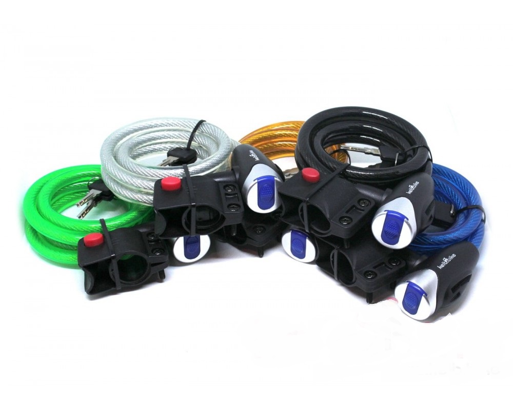 Замок противоугонный 12*1500 мм TY569 with BK 050 Замок противоугонный 12*1500 мм TY569 with BK 050