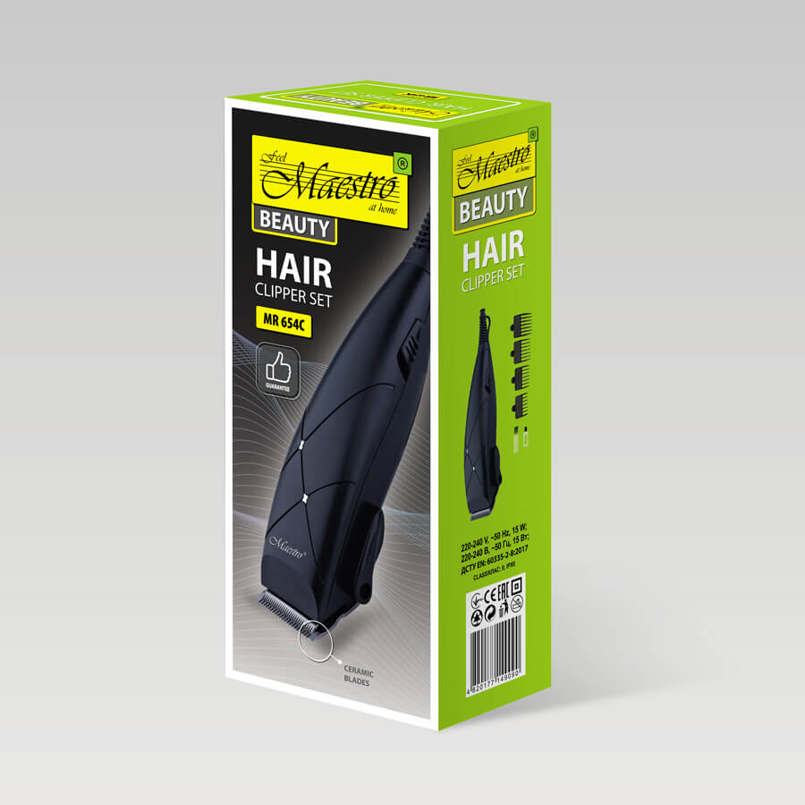 Машинка для стрижки волос MR-654C-RED-BLACK Машинка для стрижки волос MR-654C-RED-BLACK