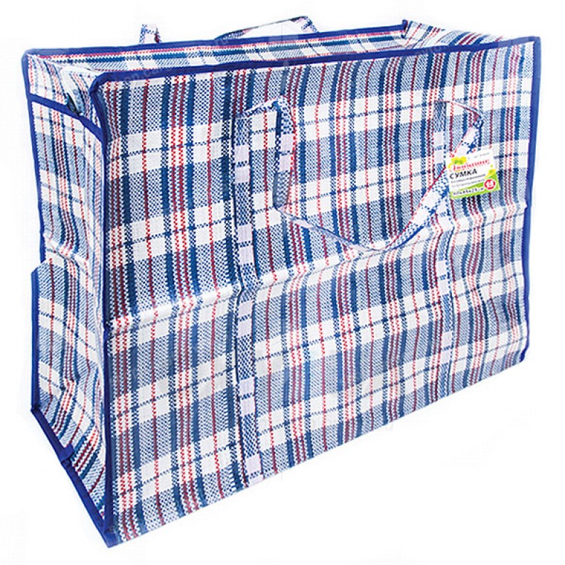 КЛЕТЧАТАЯ ХОЗЯЙСТВЕННАЯ СУМКА №1 (40Х35Х20СМ) КЛЕТЧАТАЯ ХОЗЯЙСТВЕННАЯ СУМКА №1 (40Х35Х20СМ)